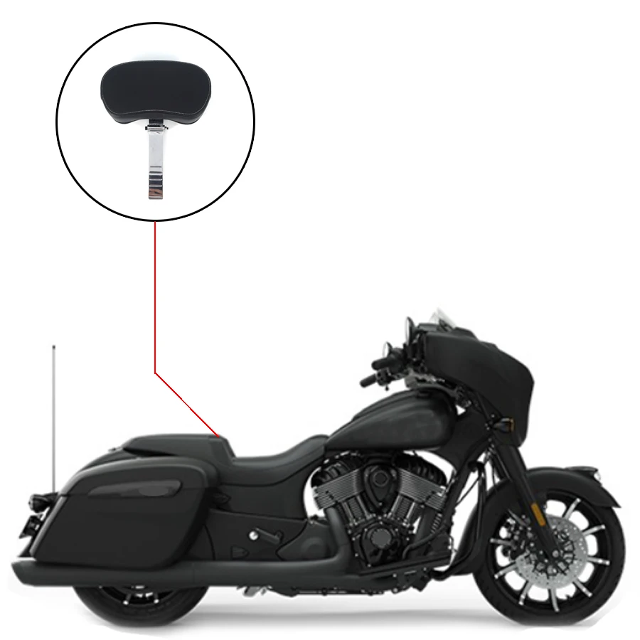 

Motorcycle Driver Rider seat Backrest For indian travel series