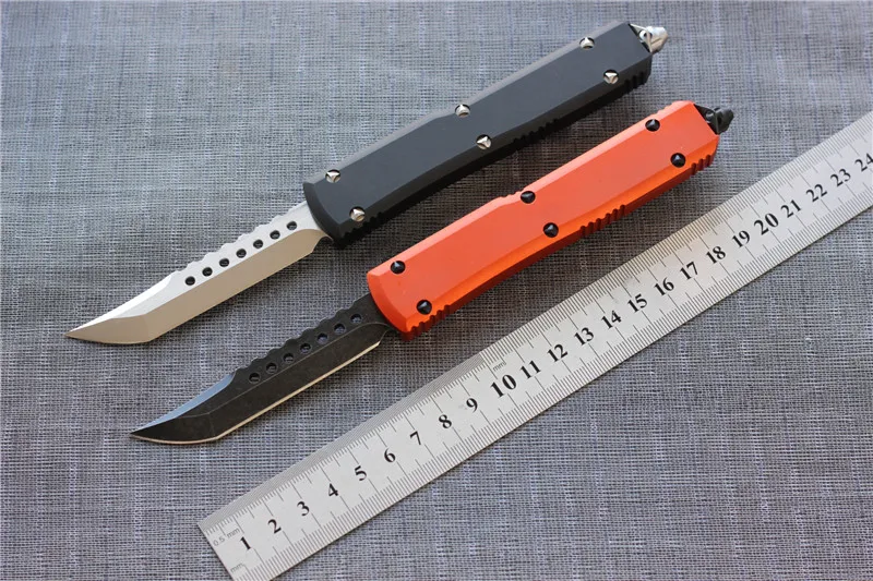 

HIFINDER UTX70 D2 T/E Back teeth blade aluminum handle camping survival outdoor EDC hunt Tactical tool dinner kitchen knife