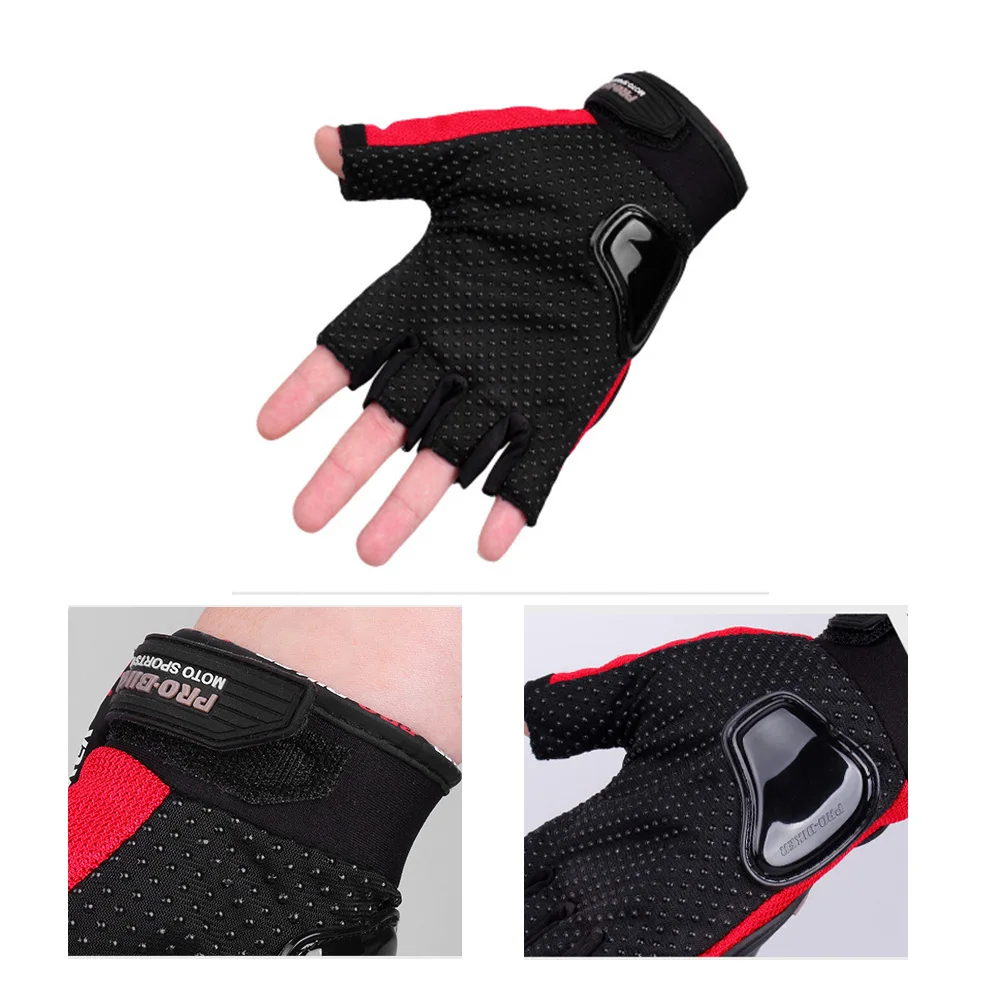 

Hot Sale Motorbike Half Finger Gloves Motorcycle Riding Guard Accessories Mesh Fabric Breathable Summer Racing Gloves M L XL XXL