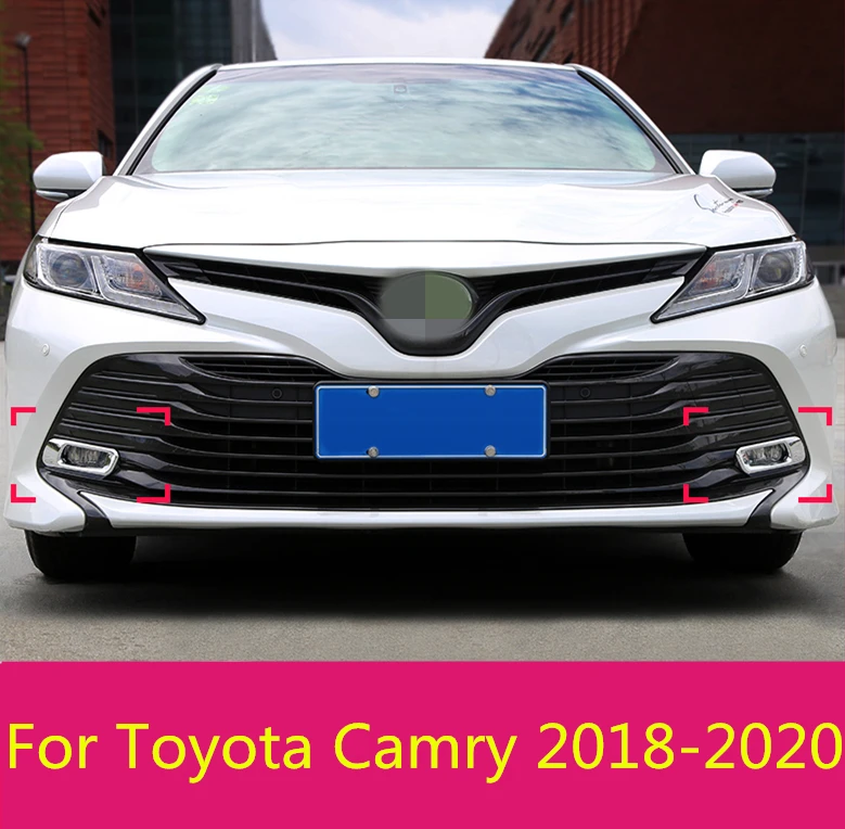 Для Toyota Camry 8th Sedan 2018 2020 автомобильный передний противотуманный Абажур задний