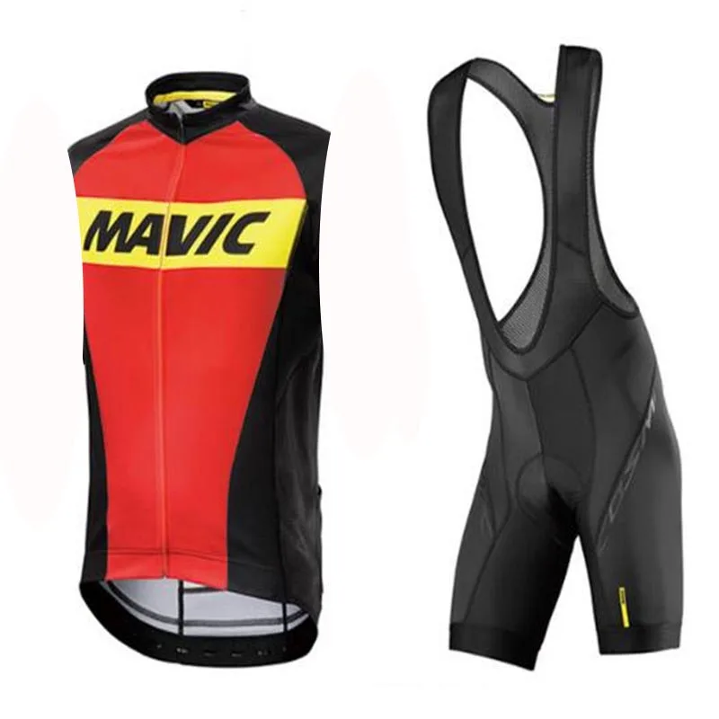 Мужская команда Mavic Джерси для велоспорта летняя дышащая безрукавка