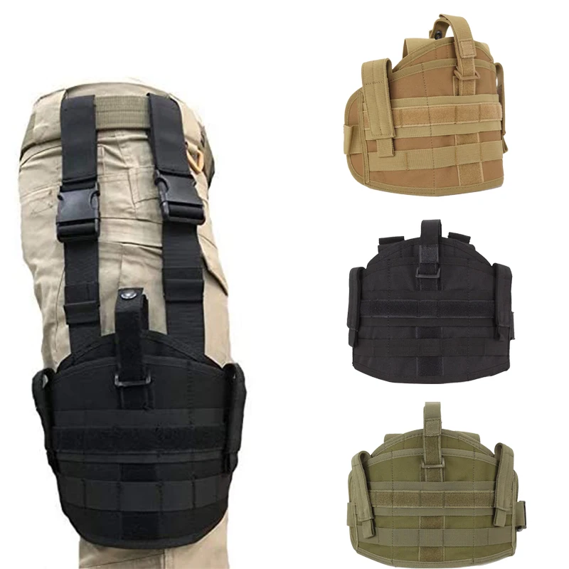 

Тактический падения нога MOLLE платформы нога кобуры пистолет для переноски портативные детали для подсумок кобура