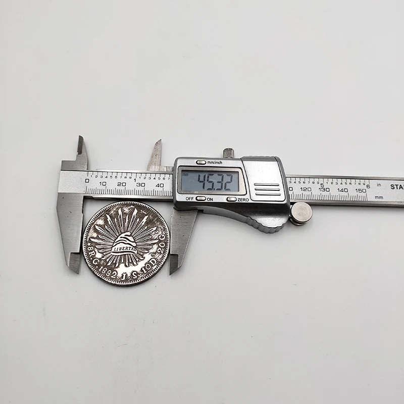 Памятная монета 1882 мексиканский Орлан змея большой диаметр 45 мм Коллекционная