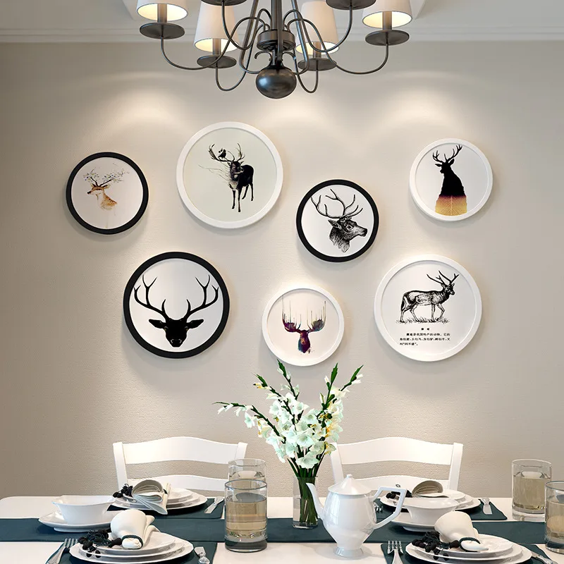 9 шт./компл. черно белая рамка с буквами Сделай Сам креативная настенная фоторамка