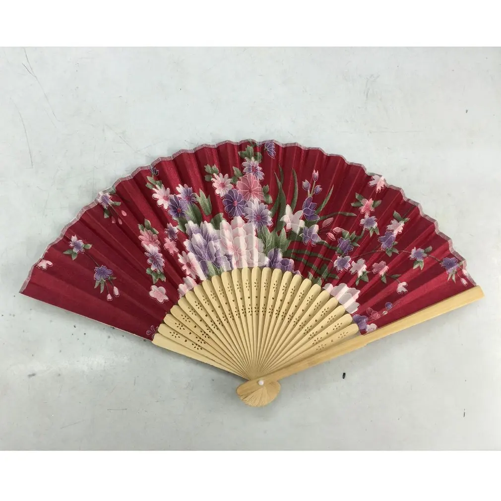 Модный компактный летние бамбуковый складной ручной вентилятор в китайском