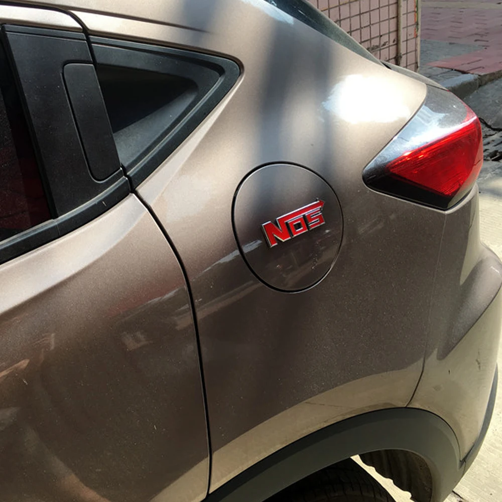 

DSYCAR 1Pcs 3D Metal NOS Adhesive Truck Car Badge Emblem Sticker Emblem Aluminum Alloy Auto Trunk Fender Bumper Decal Emblem