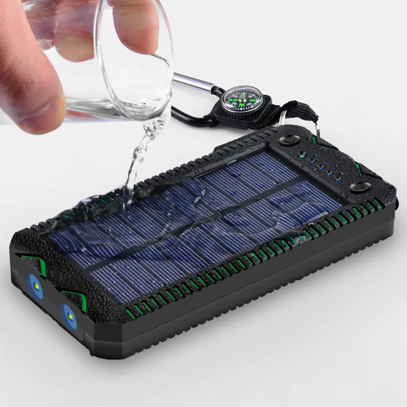 high capacity 80000mah solar power bank waterproof external battery outdoor travel mobilephone charger for xiaomi samsung iphone free global shipping