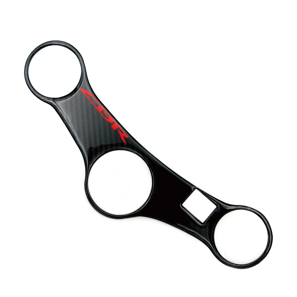 

Мотоцикл 3D наклейка из углеродного волокна наклейка Pad тройное дерево верхний зажим верхний передний протектор для Honda CBR600 CBR 600 F4i 2001-2007