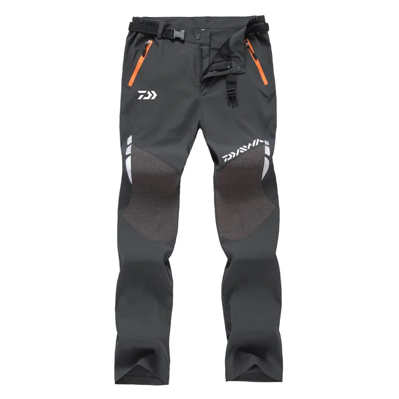 Mens Breathable Quick Dry Fishing Pants Stretch Thin Full Length Hiking Climbing Camping Outdoor Sport Clothes Trousers | Спорт и