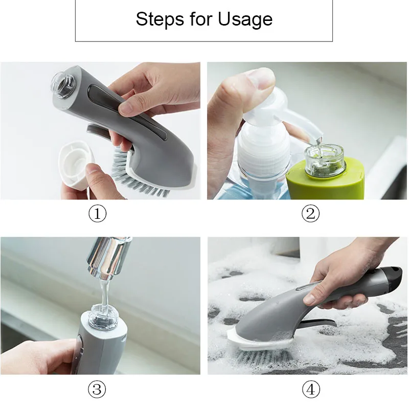 Сильная дезактивация блюдо губка-щетка для Ванной Щетка плитки Креативный