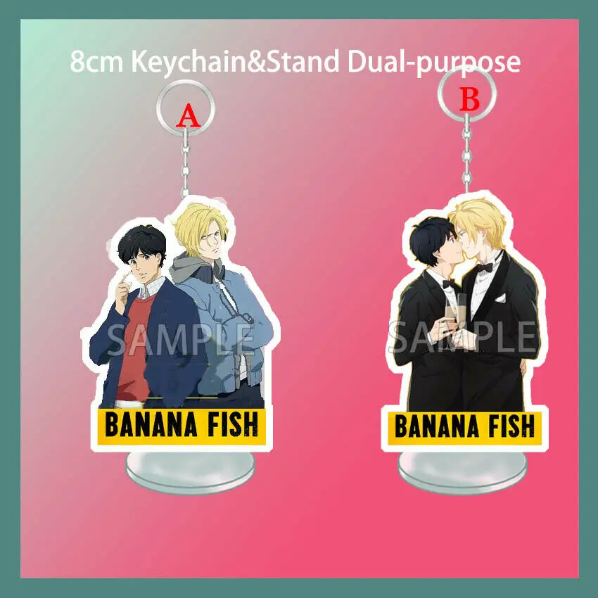 Брелок двойного назначения с ремешком и подставкой искусственная фигурка Okumura Eiji