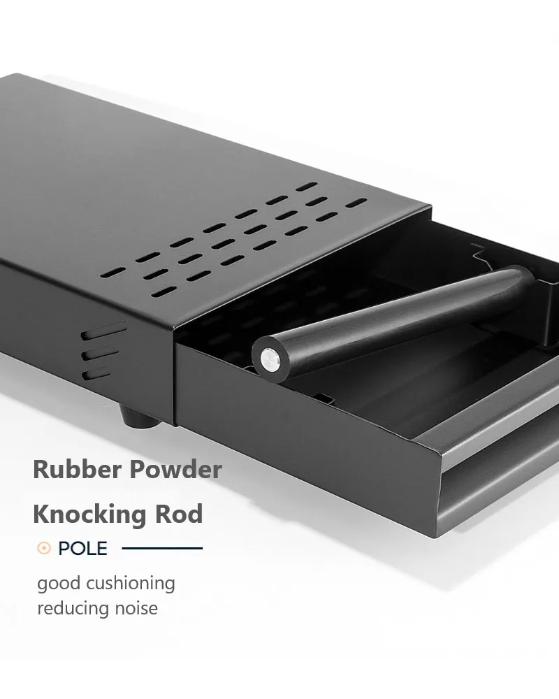 2021 коробка для помола кофе ящик выдавливания эспрессо из нержавеющей стали