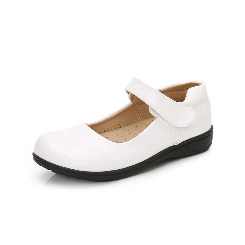 2021 Girls Leather Shoes Black Children Performance Shoes Autumn And Winter New Princess Dress Shoes Elementary School Shoe 3rd