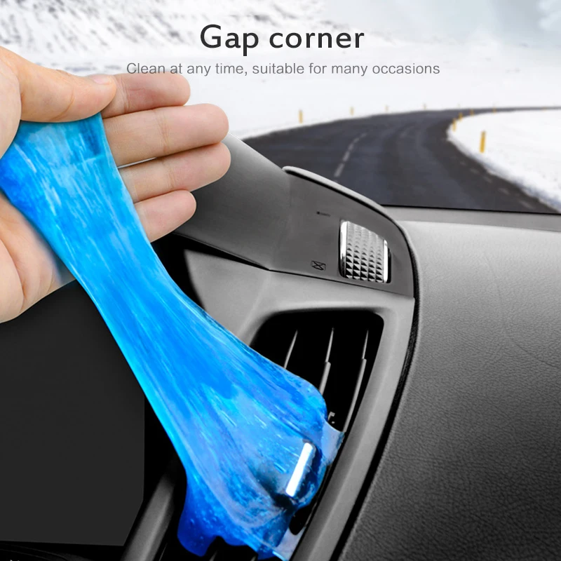 

Hot Practical Durable Magic High Quality Soft Sticky Clean Glue Gum Silica Gel Car Keyboard Dust Dirt Cleaner Car Maintenance
