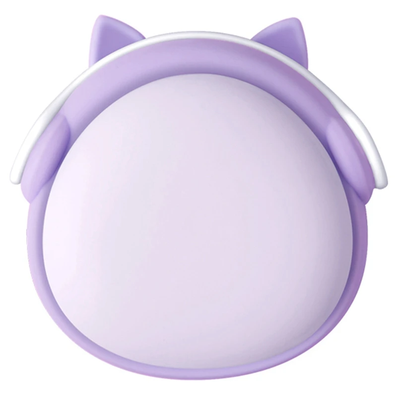 

2 Pcs Cute Hand Warmer Mini Hand Warmers Portable Pocket Power Bank 6000MAh Battery Rechargeable Warmers,Yellow & Purple