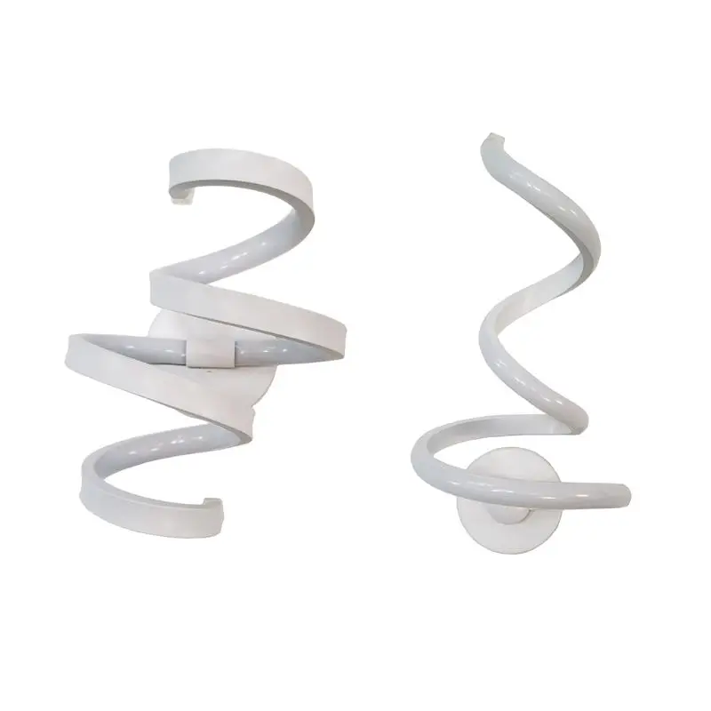 

Modern LED Spiral Wall Light Simple Creativity Modern Bedroom Gone Lamp Bedside Wall Lamp