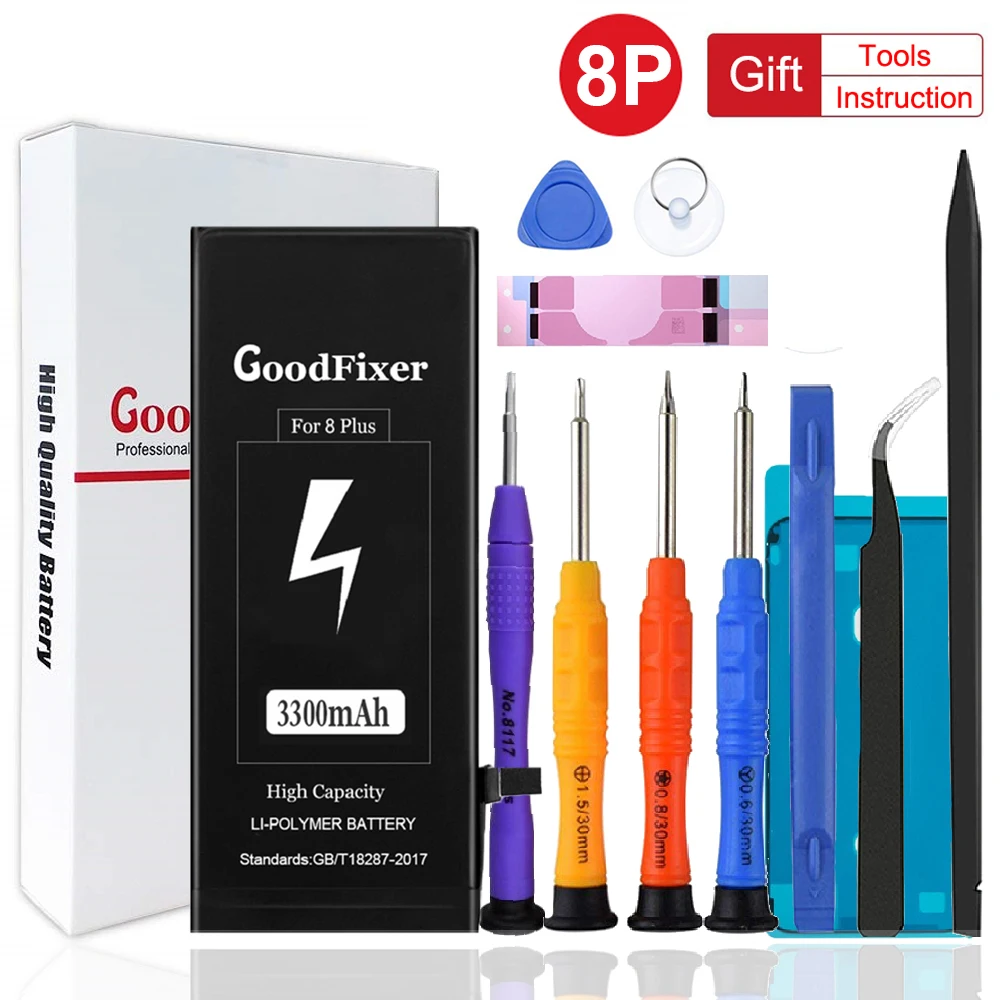 Высокая емкость 3350 мАч iphone 8 Plus батарея набор инструментов для ремонта новый 0