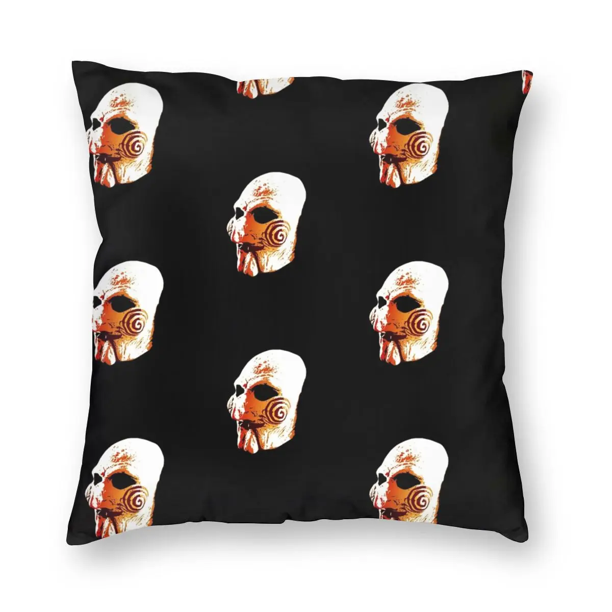 

Billy The Puppet Saw Pillowcase Soft Polyester Cushion Cover Decorations Horror Movie Jigsaw Pillow Case Cover Home 45*45cm