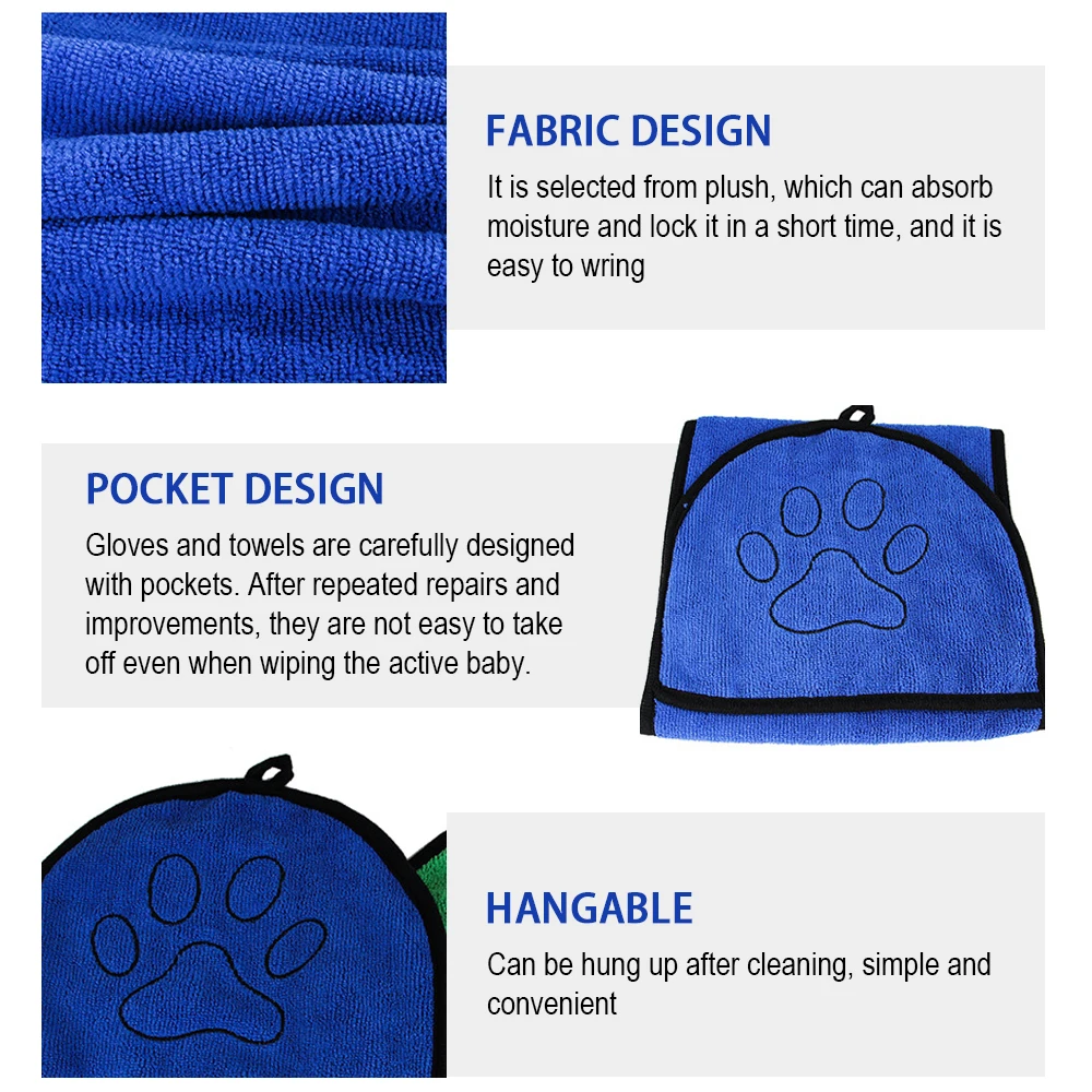 Впитывающее полотенце для собак из микрофибры банное полотенца сушки домашних