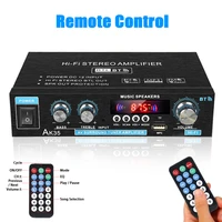 ak35 800w home car amplifiers 2 0 channel bluetooth 5 0 surround sound fm usb remote control mini hifi digital amplifier stereo