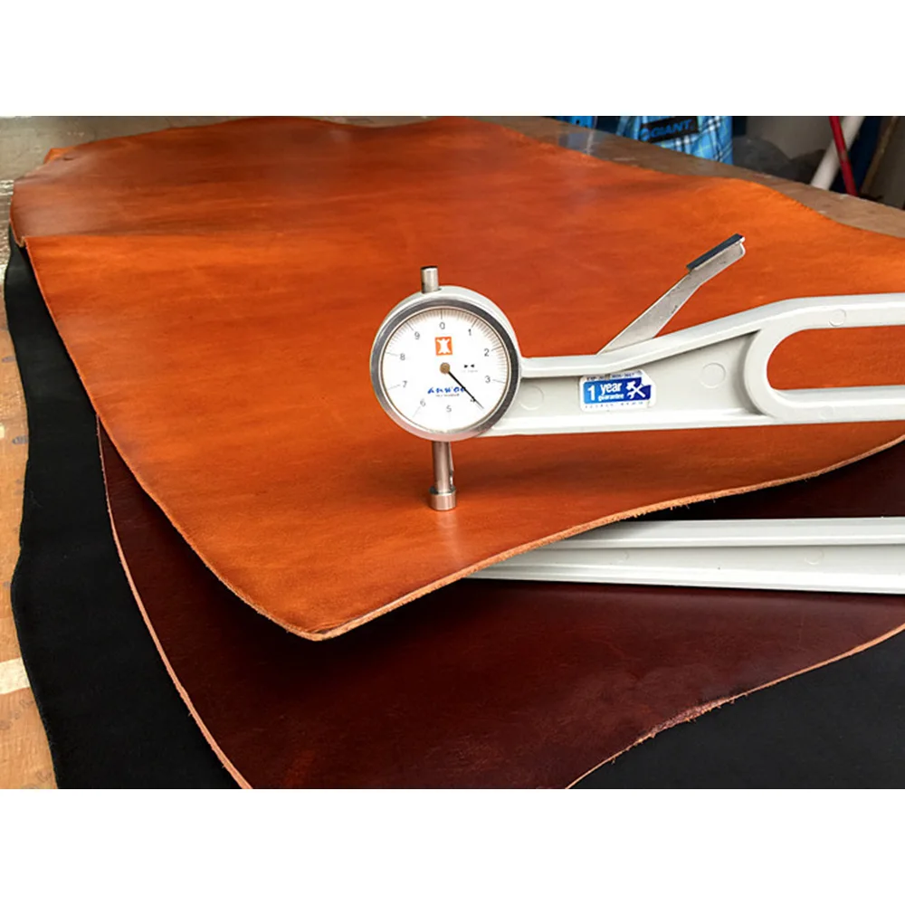 3/4 мм Толстая кожа из натуральной кожи с натуральным лицевым покрытием для