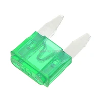 100 piece green color for 30 amperes 30 amp new atm mini blade fuse car audio accessories