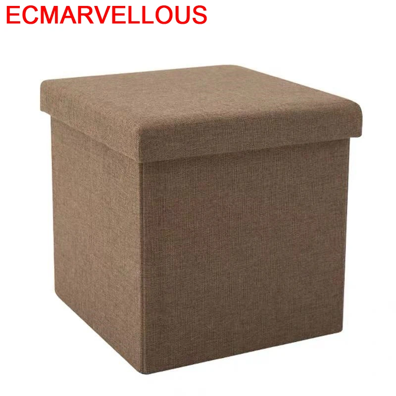 

Madeira Escalera Plegable Puf Asiento Shoes Fauteuil Living Room Taburet Ottoman Taburete Poef Kids Furniture Pouf Storage Stool