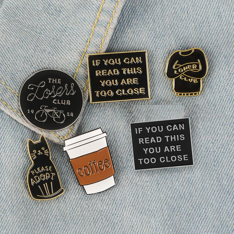 Новинка эмалированные Значки для сумок одежды лацканов|Броши| |