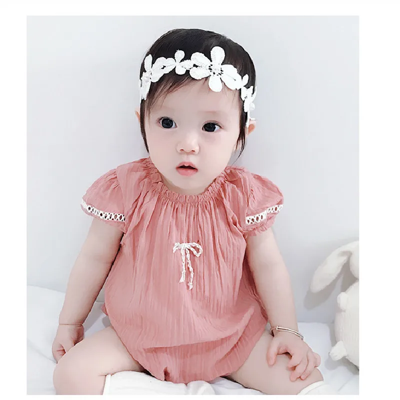 Детский комбинезон Кружевной принцессы для девочек Одежда новорожденных