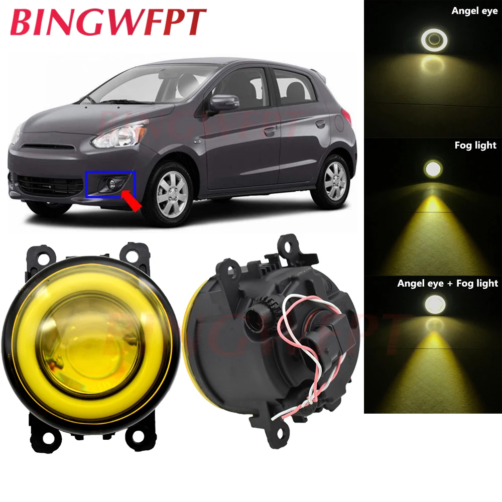 2 шт. автомобильные аксессуары светодиодные лампы противотуманный светильник Angel