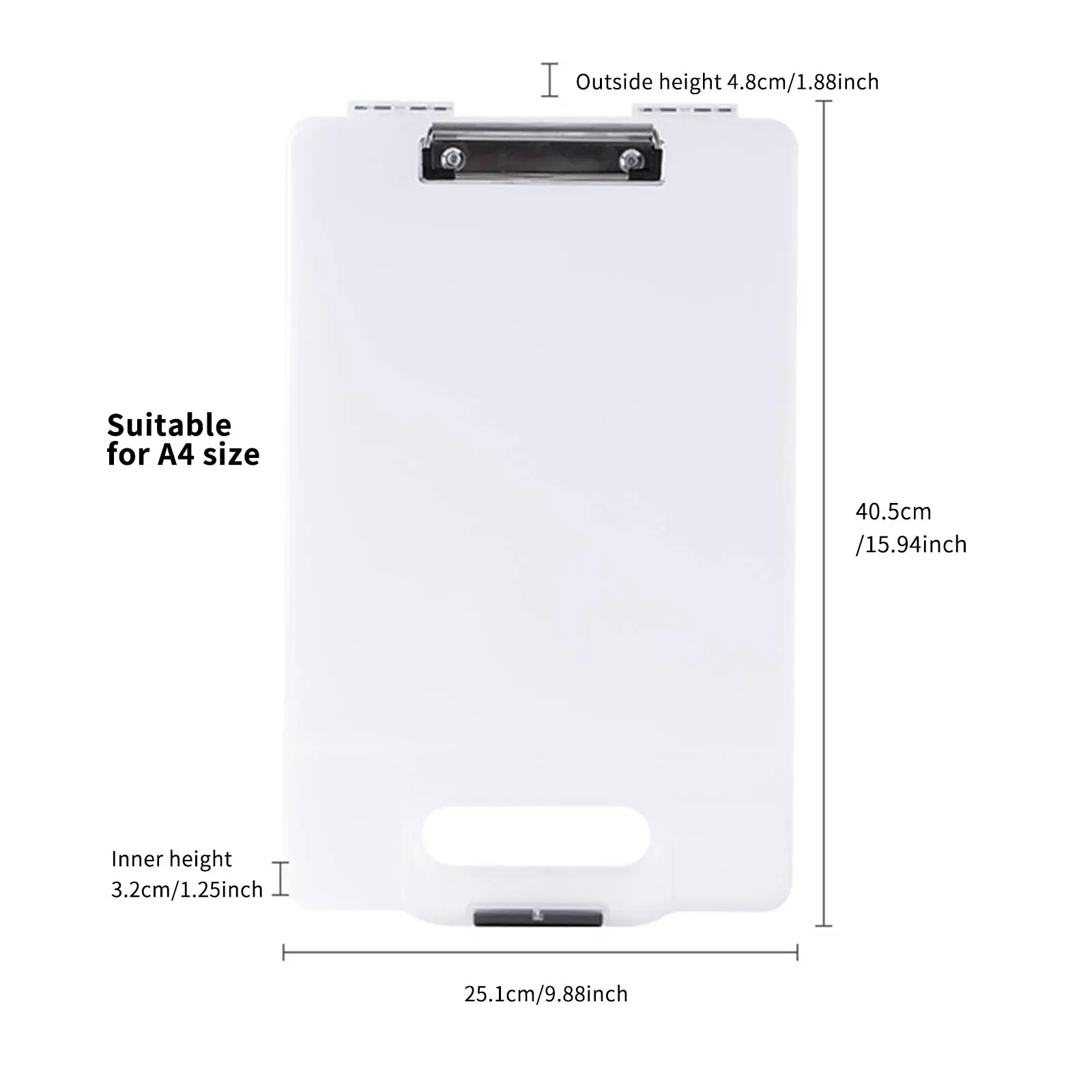 

Portable Storage Box Writing Board Household A4 Data File Storage Box Desktop File Storage Box with Hanging Handle Copy Board