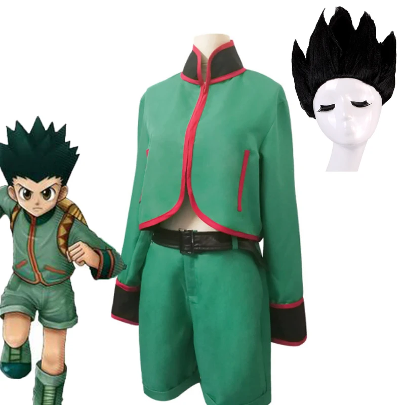 Костюм для косплея Hunter X Gon Freecss костюм взрослых на Хэллоуин Рождество вечеринку