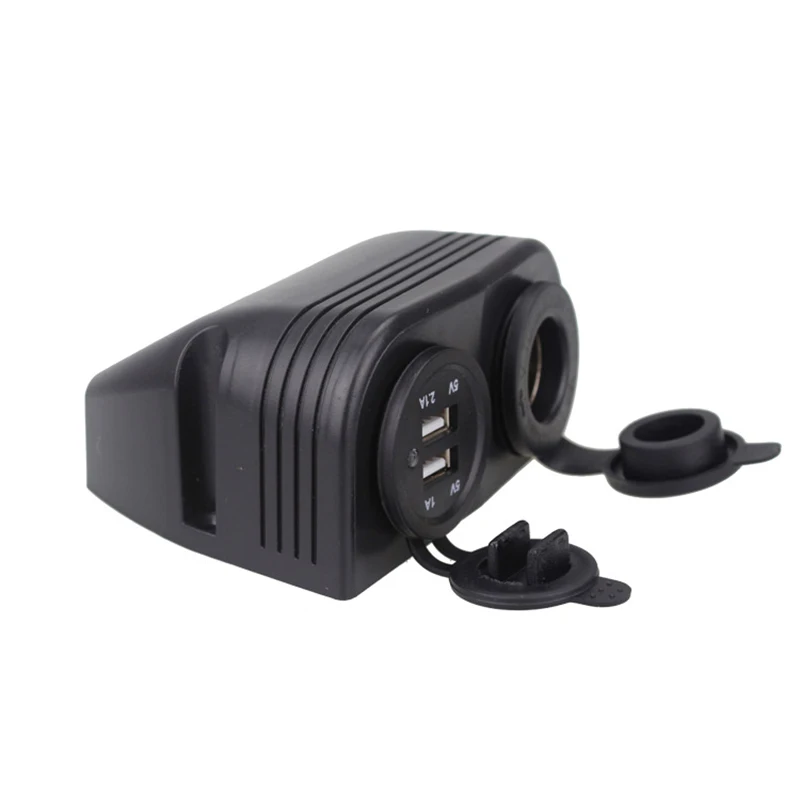 

Dual USB Charging Stand Power Car Boat Modification Base Mount Power Socket Charger Adapter Vehicle Accessory