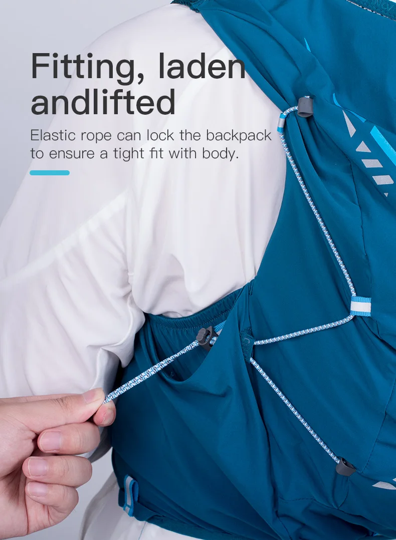 AONIJIE New C962S Update 12L Sports Off Road Backpack Running Hydration Bag Vest Soft for Hiking Trail Cycling Marathon Race