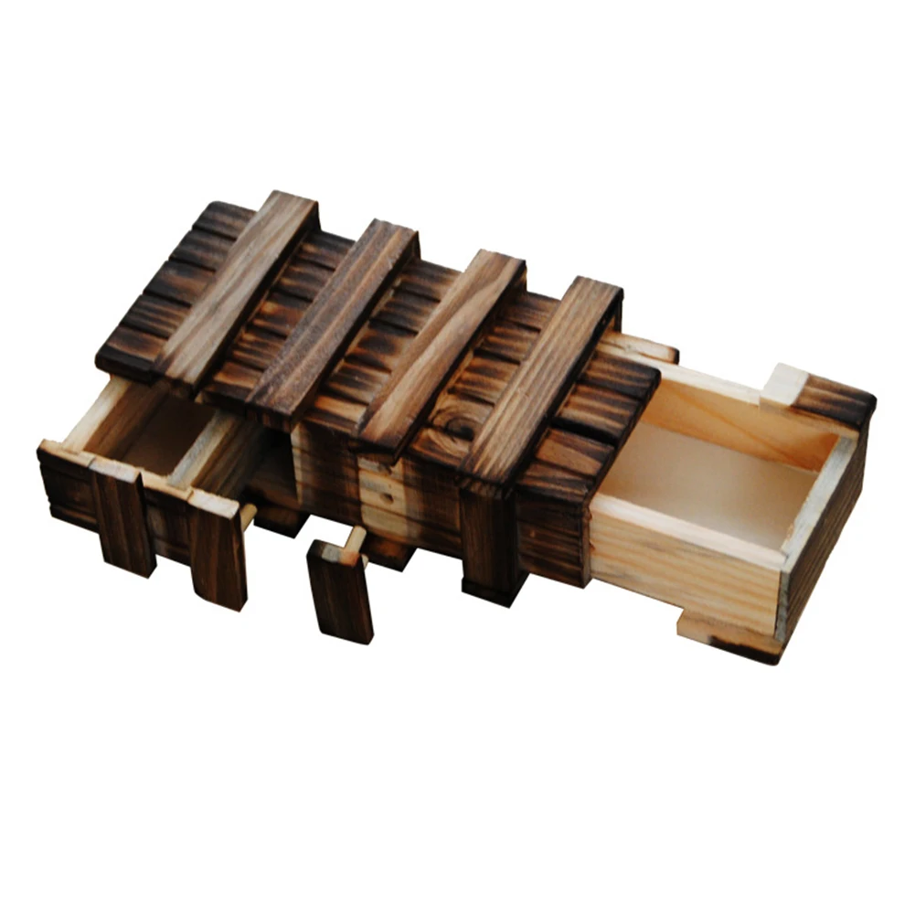 Для взрослых разблокировка Деревянный головоломка Волшебная коробка Подарочный