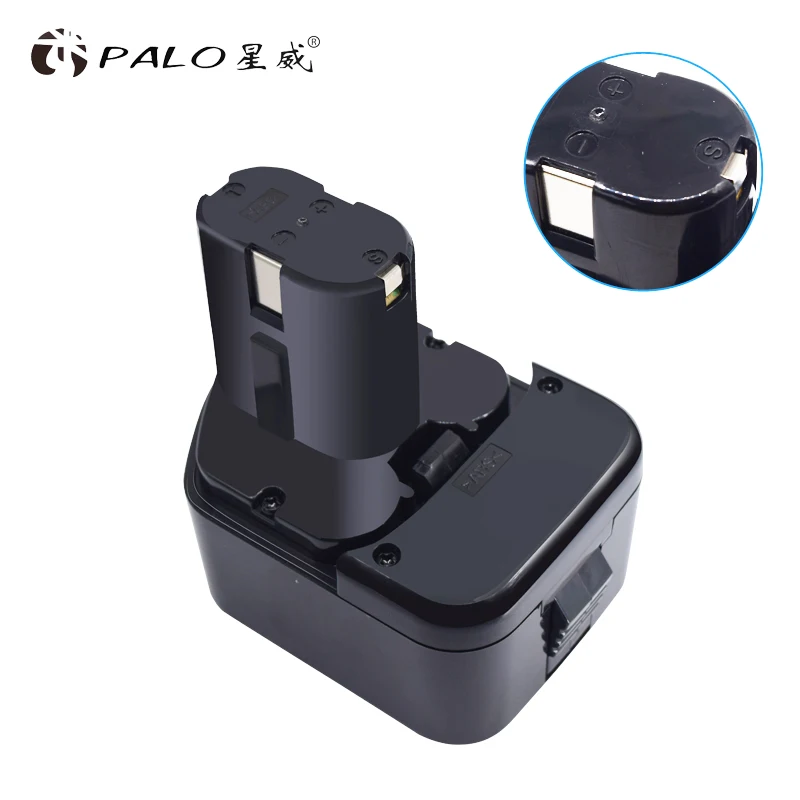 Аккумулятор PALO 2000 мА · ч 12 В 2 А для Hitachi EB1214S EB1220BL EB1212S WR12DMR CD4D DH15DV C5D DS 12DVF3 |