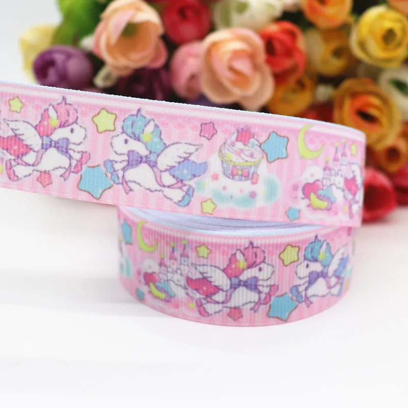 10 ярдов 1 '✥ мм милые животные печатные корсажные ленты для волос банты