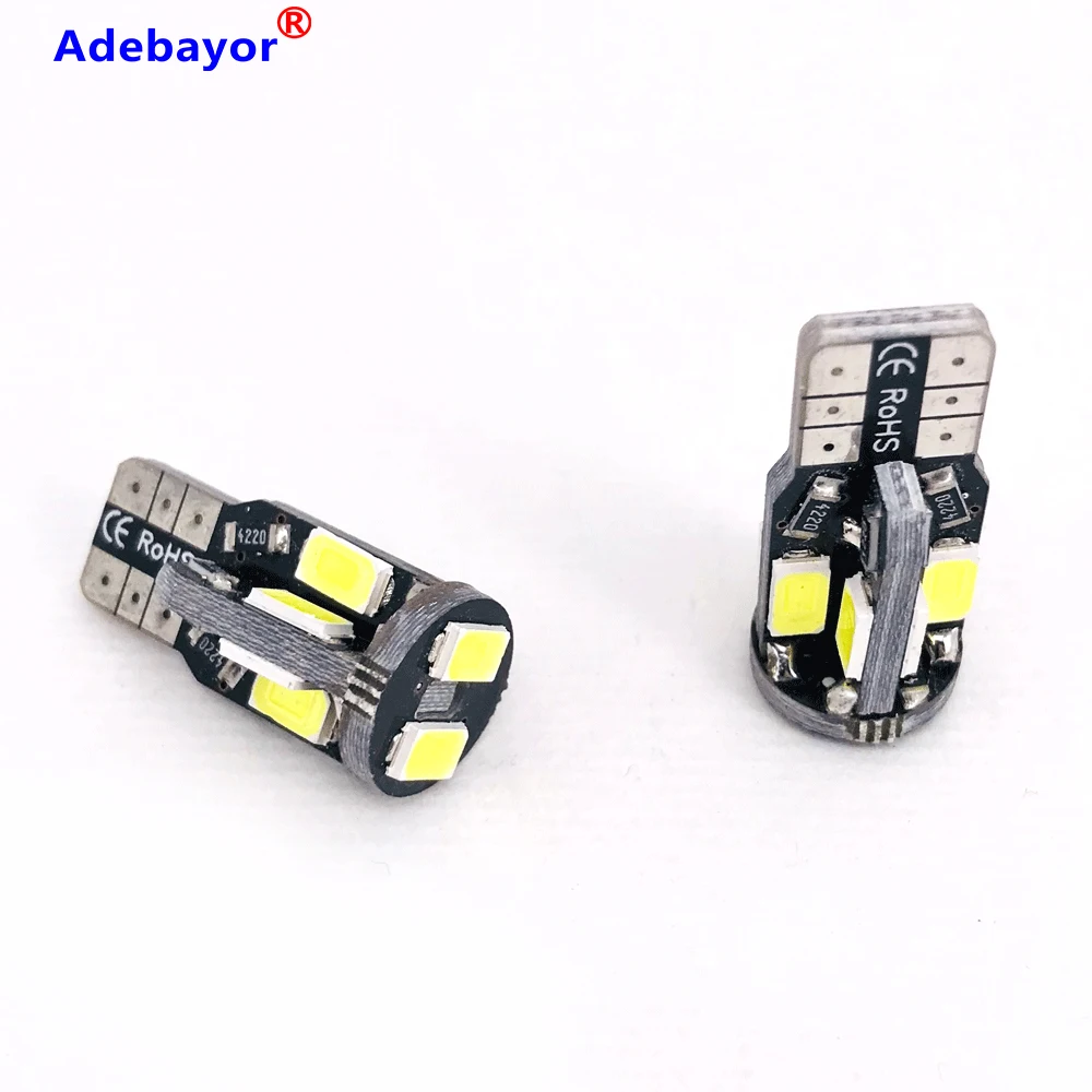 18 шт. Автомобильные светодиодные лампы T10 led W5W 10smd 5630 5670|Сигнальная лампа| |