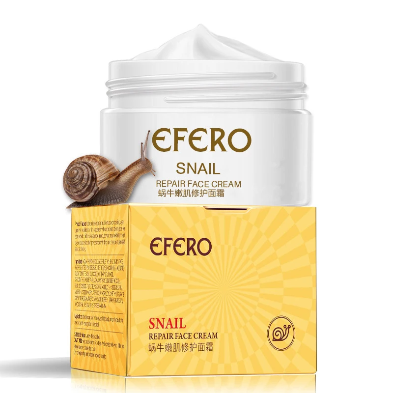 

Snail Face Cream Hyaluronic Acid Cream Anti-aging Remove Eye Bag Lifting Firming Fine Lines Facial Skin Face Care 1PCS