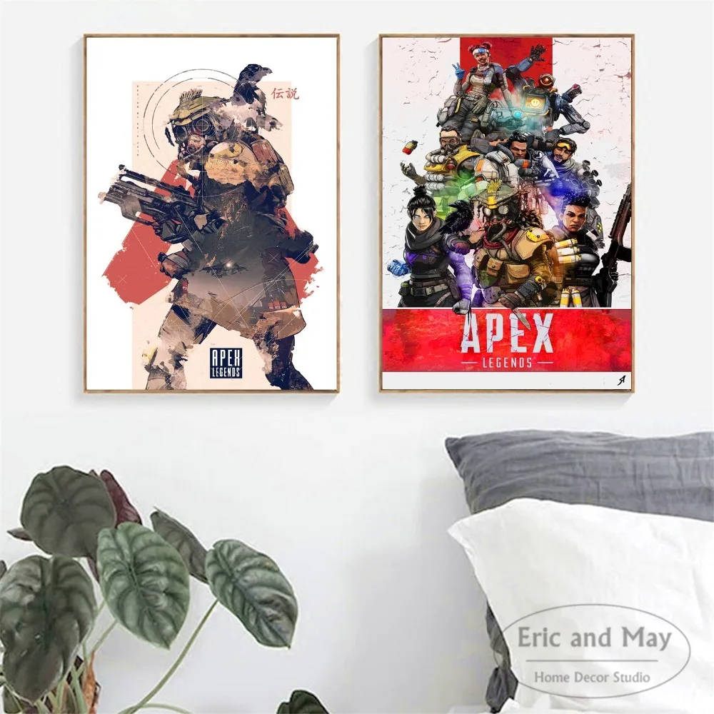 Плакаты и принты видеоигр Apex Legends настенные картины для гостиной Картина на