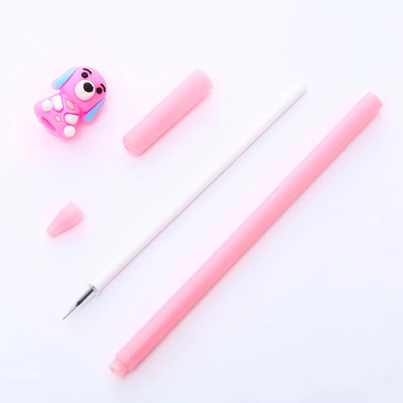 Гелевая ручка в Корейском стиле с цветными собаками и аниме милые Креативные Kawai