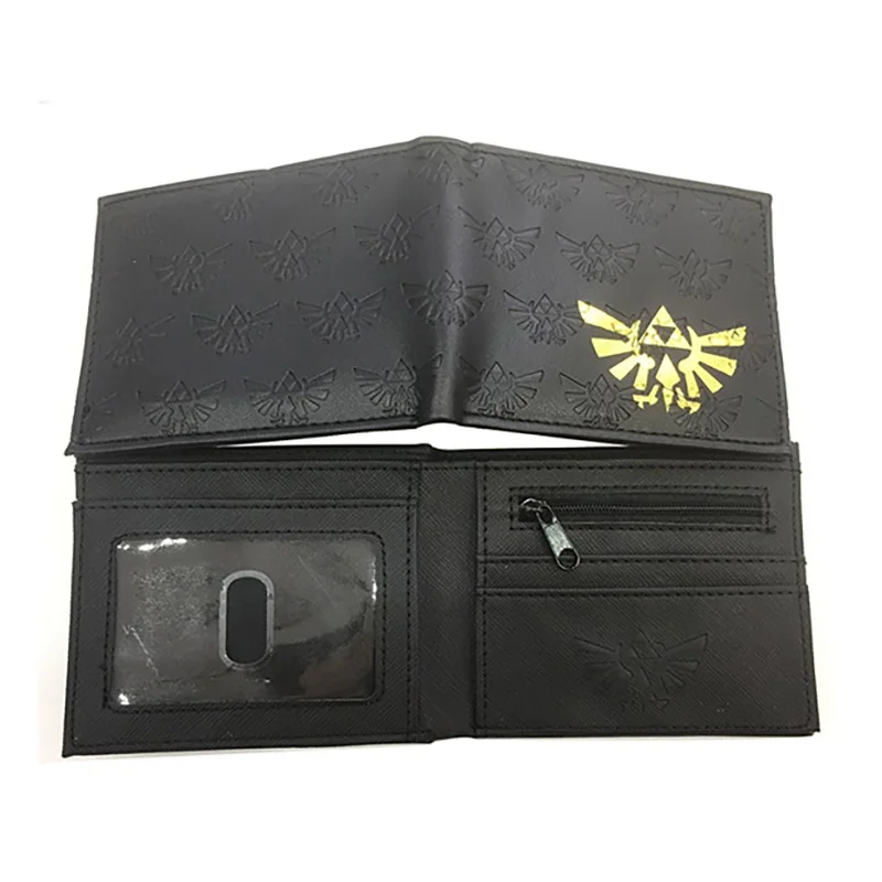 Модный дизайнерский кошелек Zelda Legend of, кожаный короткий кошелек из ПВХ, подарки для детей, для мальчиков и девочек, держатель для карт, сумки для денег, цена в долларах, кошельки - Цвет: B