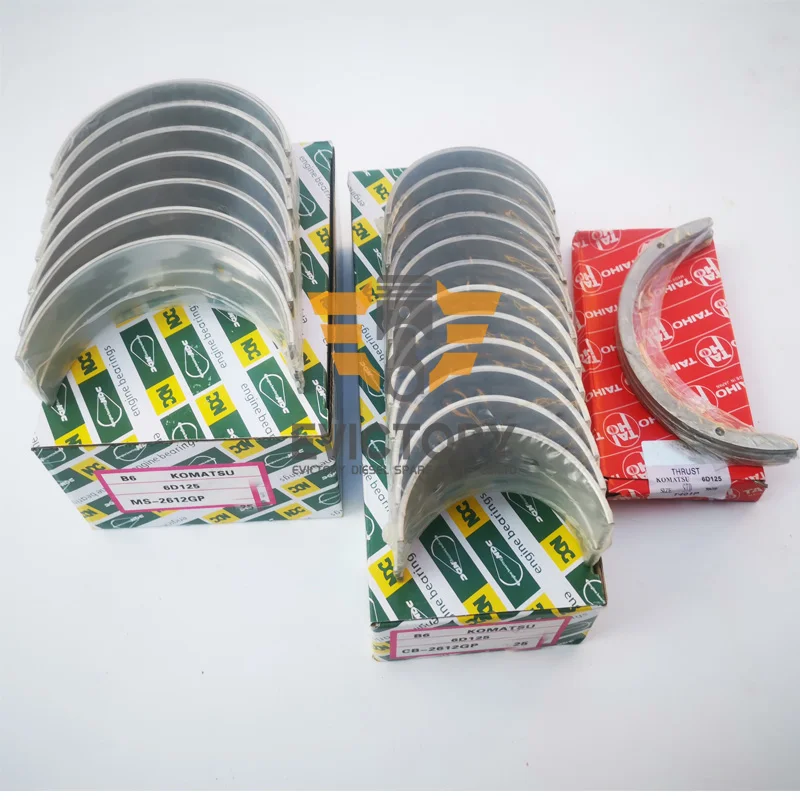 Для Komatsu 6D125 SA6D125E 2 набор для ремонта двигателя|piston ring set|piston setpiston |