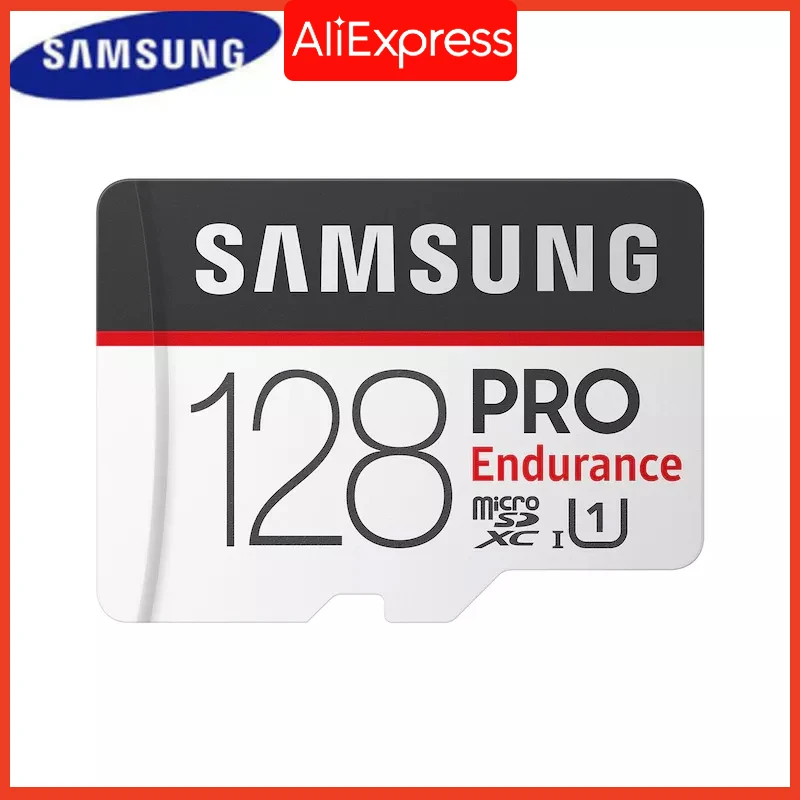 

Карта памяти SAMSUNG Micro SD PRO Endurance 100 МБ/с./с 128 Гб 64 ГБ 32 ГБ SDXC SDHC Class 10 C10 UHS-I транс-вспышка Водонепроницаемая Microsd