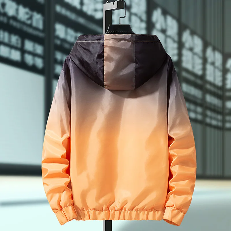 Мужская куртка-бомбер синяя оранжевая зеленая серая Повседневная бейсбольная