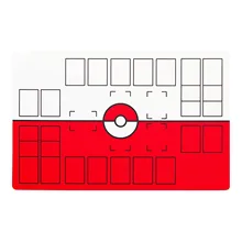 Deluxe 2 Player Compatible Pokemon Stadium Mat Board Trading Cards Game Playmat 71 * 45cm Kids Christmas Gift Toys