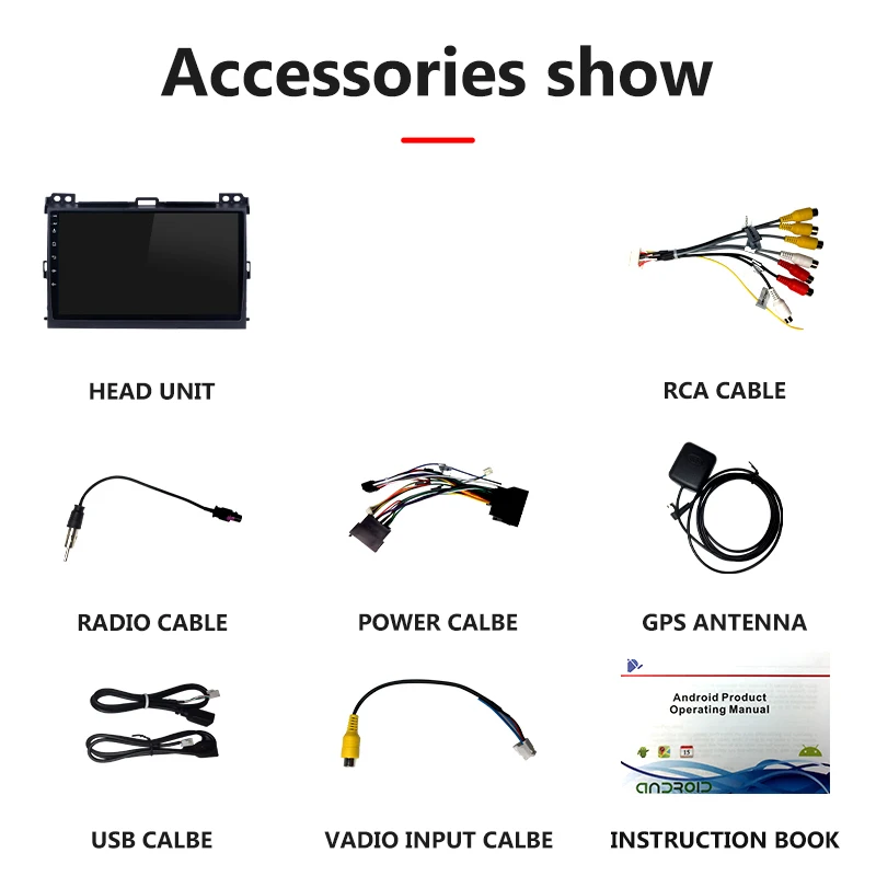 

DOVOX Android 10 For Toyota Land Cruiser Prado 120 Prado 3 2004-2009 Car Radio Multimedia Video Player GPS Navi RDS DSP 4G 2 Din