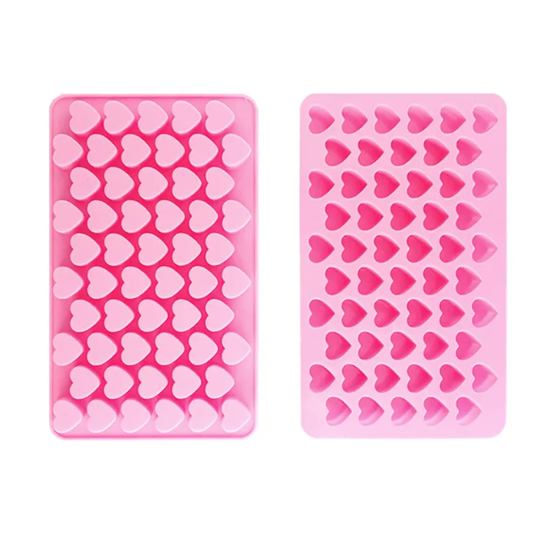 Инструменты для выпечки 55 отверстий 1 5 Мини Сердце Силиконовые формы торта