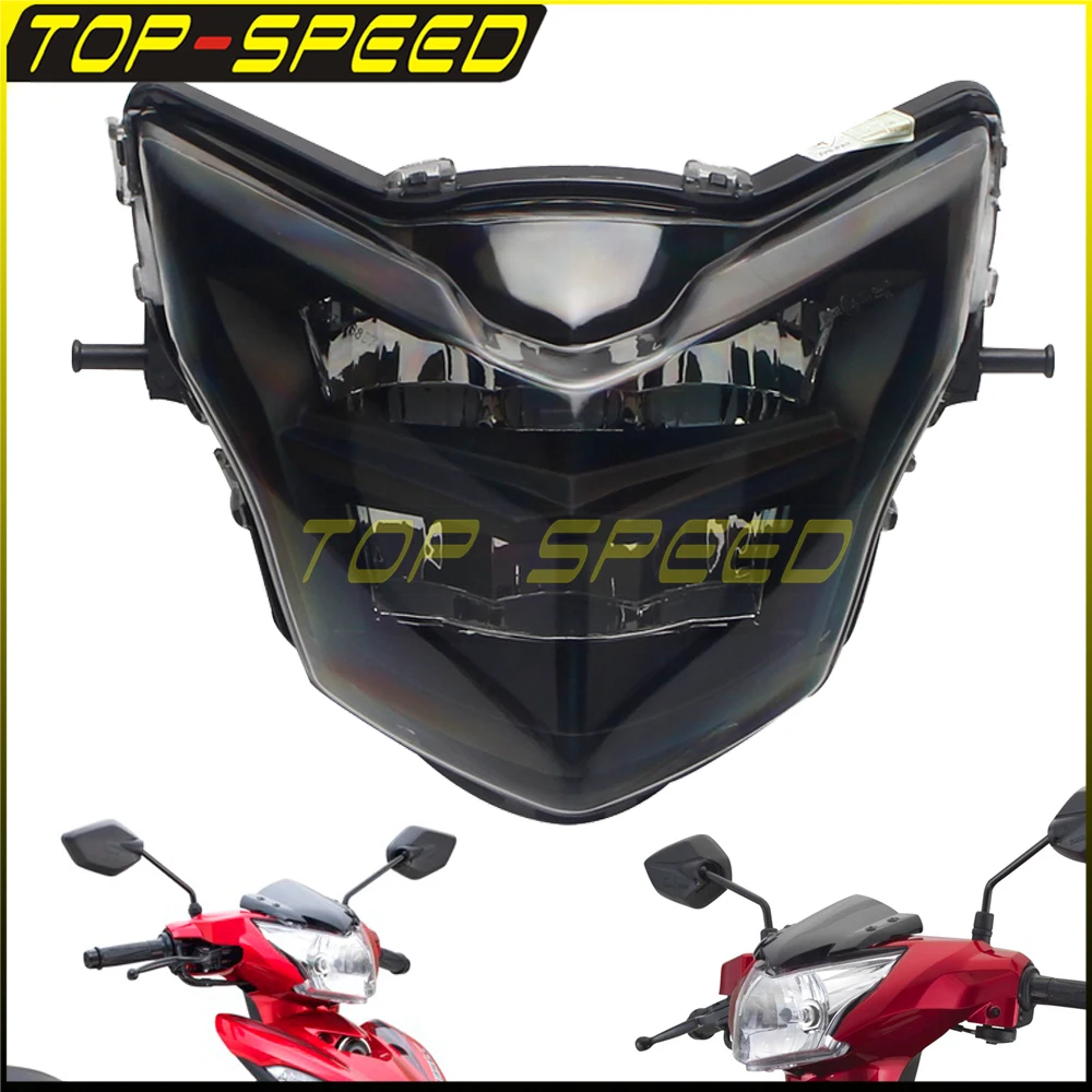 

Фара светодиодная для мотоцикла, 12 В, E13, для Yamaha LC135 V2