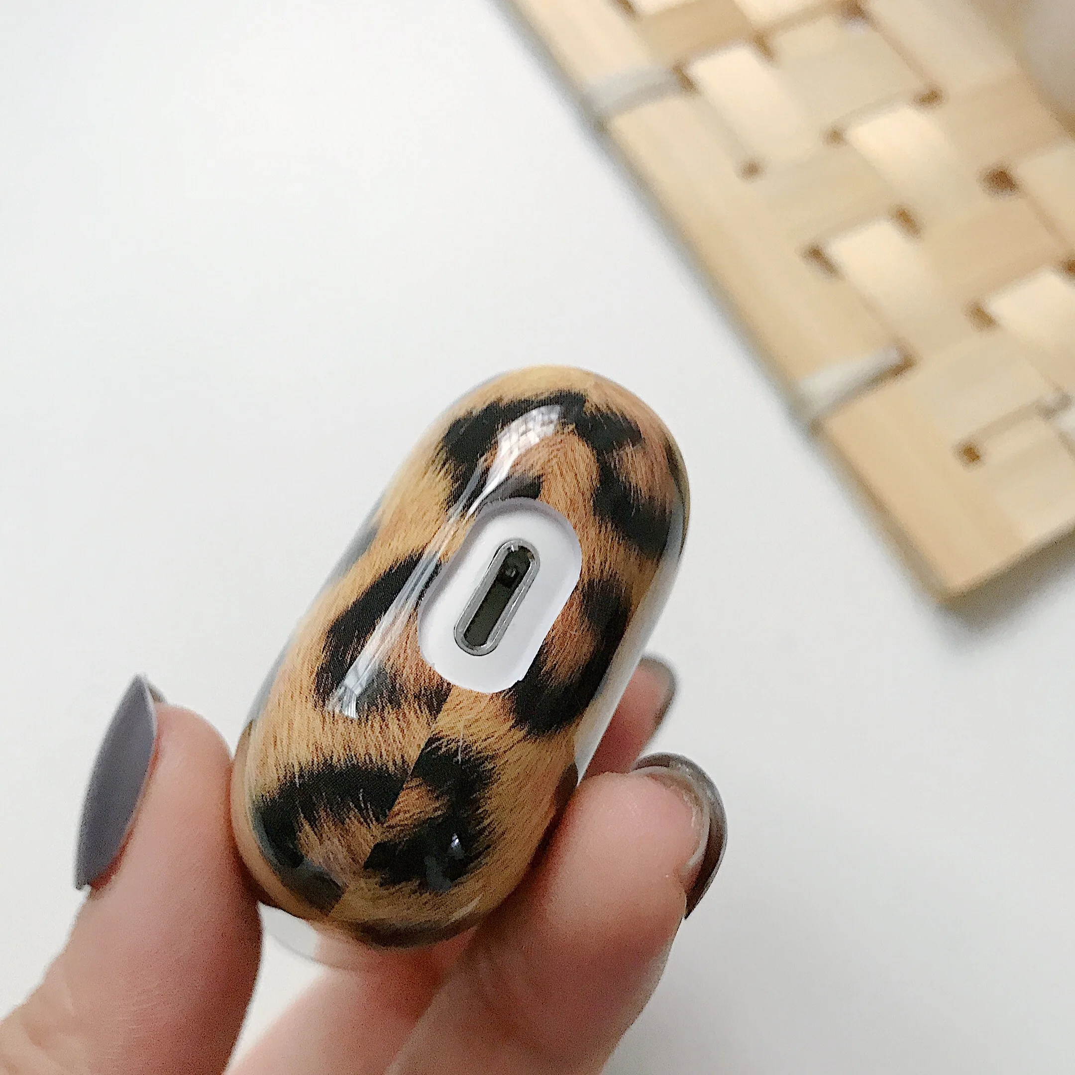 

For Airpods Case Luxury Leopard Zebra Print Animal Skin Pattern PC Hard Cases for Air pods Pro 2 Glossy Protection Cover Box